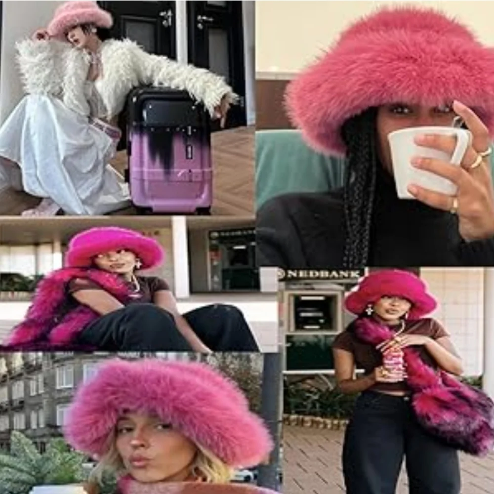 Genuine Feathers Wide Brim Hat